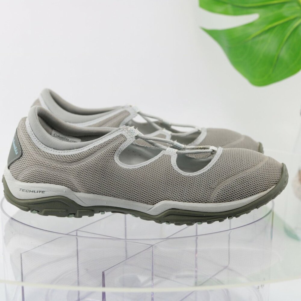Columbia Womens Fire Venture Mary Jane Sneaker Size 9 Gray Lace Up Outdoor Shoe - Picture 4 of 12